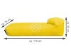 Air Lounge Luft Couch mit Tasche gelb